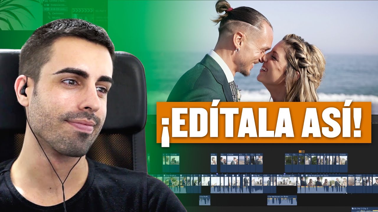 Cómo Editar Una Boda Cinematográfica ★ Ceremonia - Edición en Directo (Trucos Profesionales)