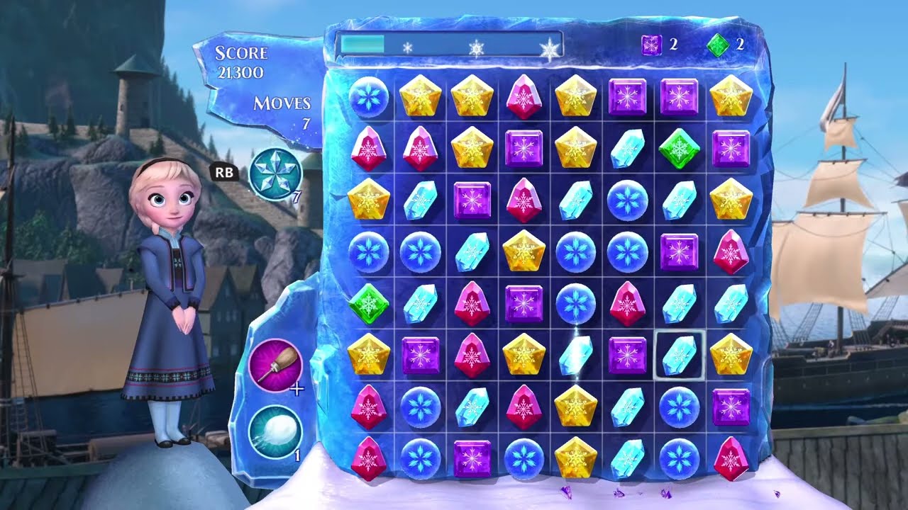 Frozen Free Fall Snowball Fight Gameplay 3 - LVL 16 - 20