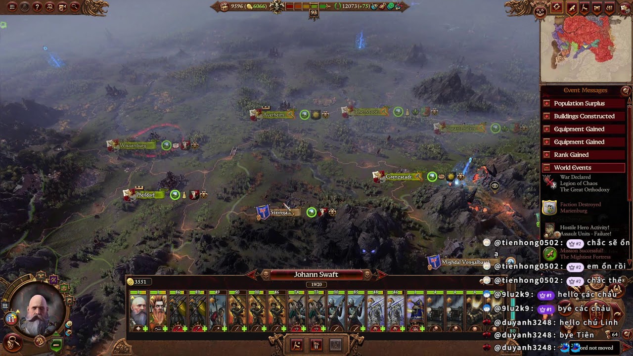 Total war Warhammer 3 - Emperor Karl Franz #4: Thôn tính chư hầu, thống nhất đế chế trong đêm nay?