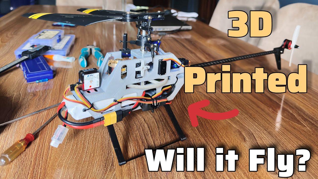 Can a 3D-Printed Helicopter Really Fly?
