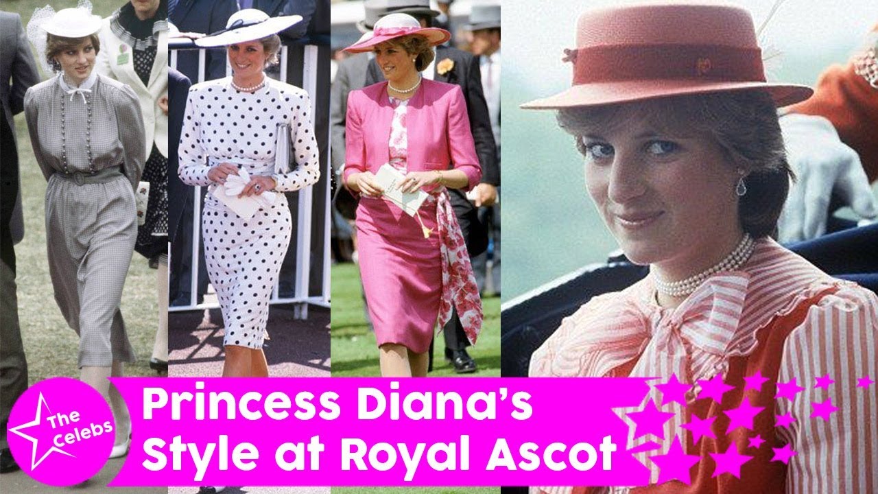 Princess Diana's Fashion Style at Royal Ascot 1981-1992