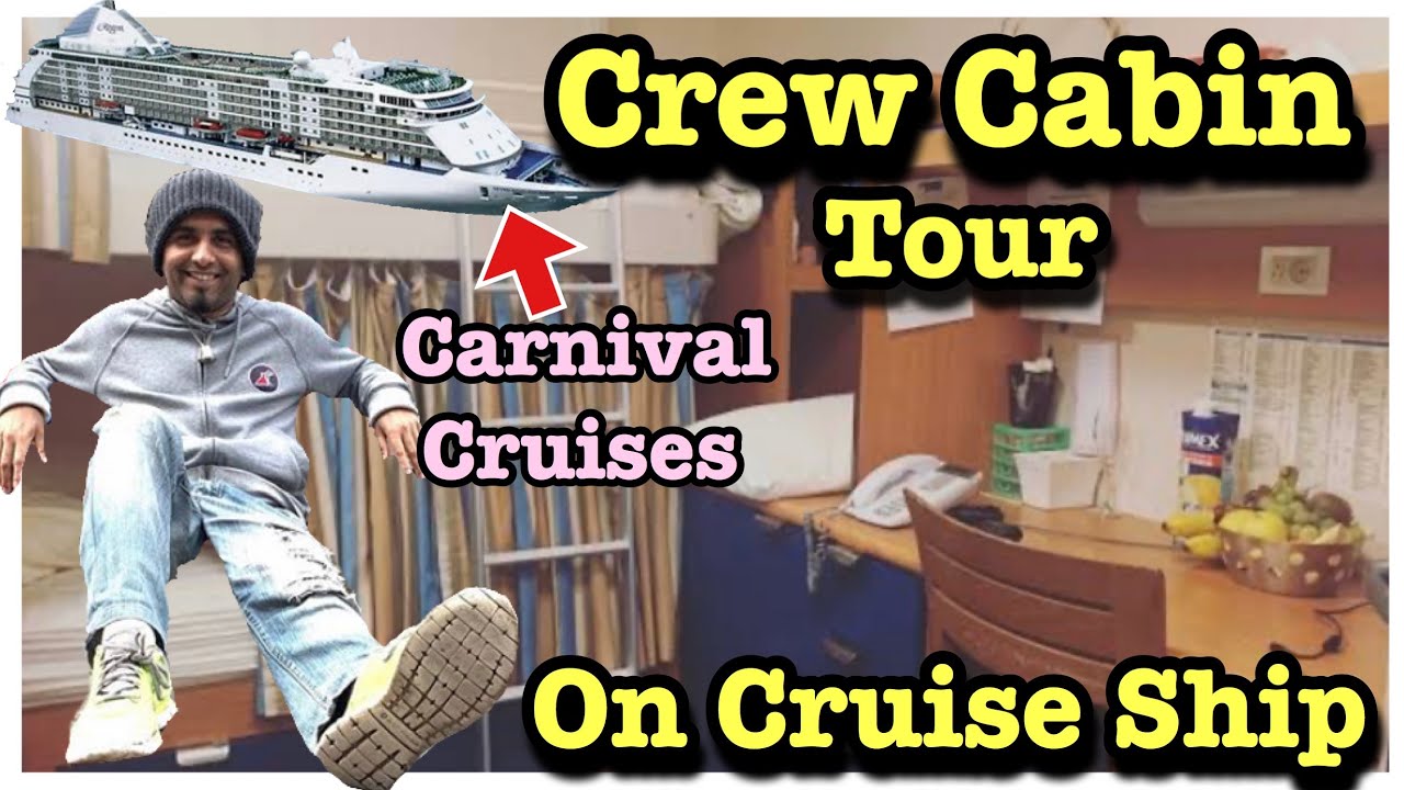 Cabin in cruise ship for staff and crew members...