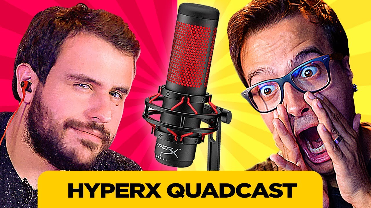 Quer ser um STREAMER? Você PRECISA DESSE MICROFONE! 🎙- Unboxing HyperX QuadCast