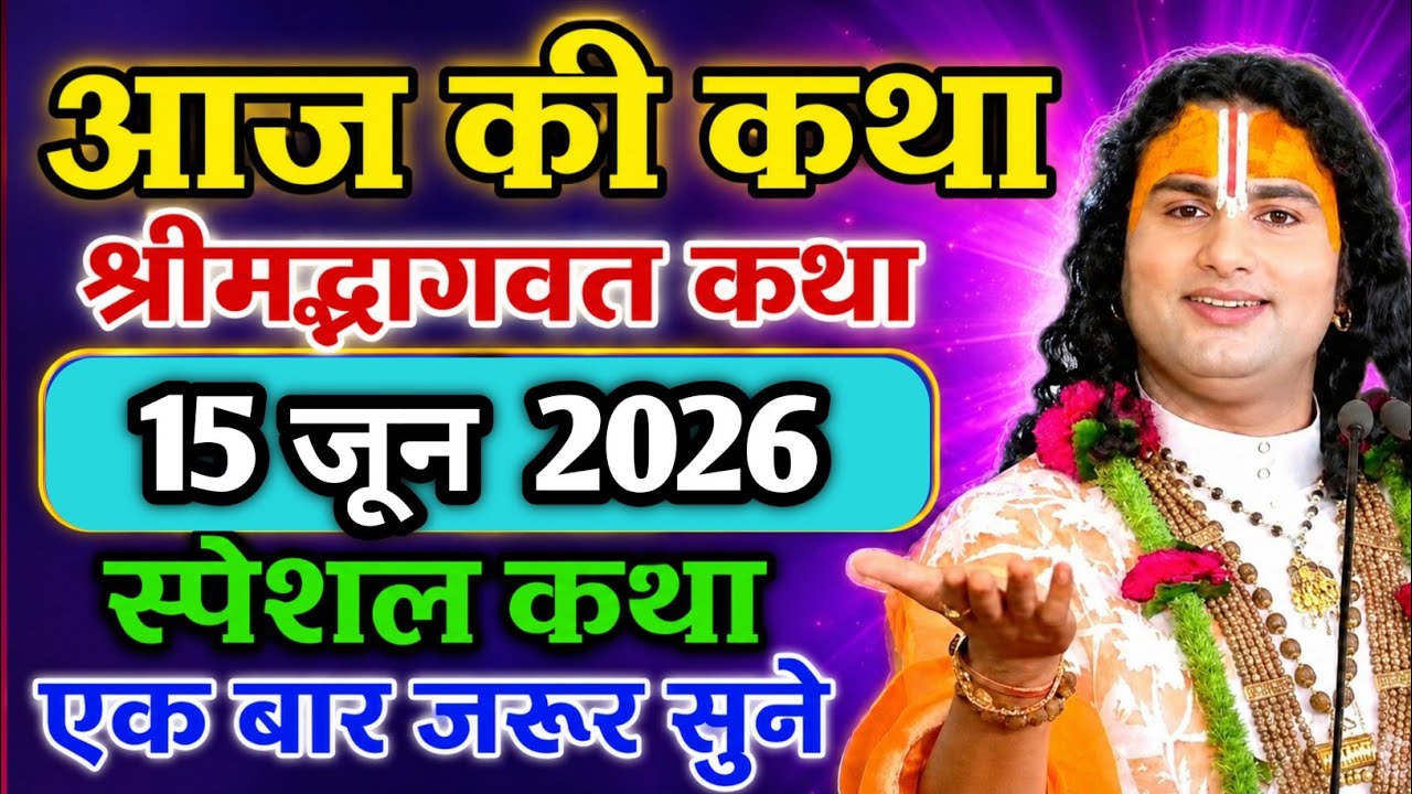 🔴 13 मार्च 2026 | आज की अद्भुत दिव्य कथा 🙏 | पूज्य अनिरुद्धाचार्य जी महाराज ❤️