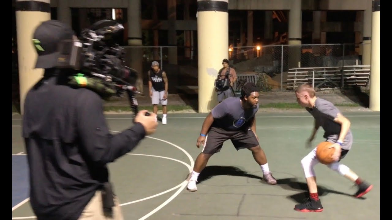 Professor Hooping in Miami Hood w/ Dunk Legend Guy Dupuy