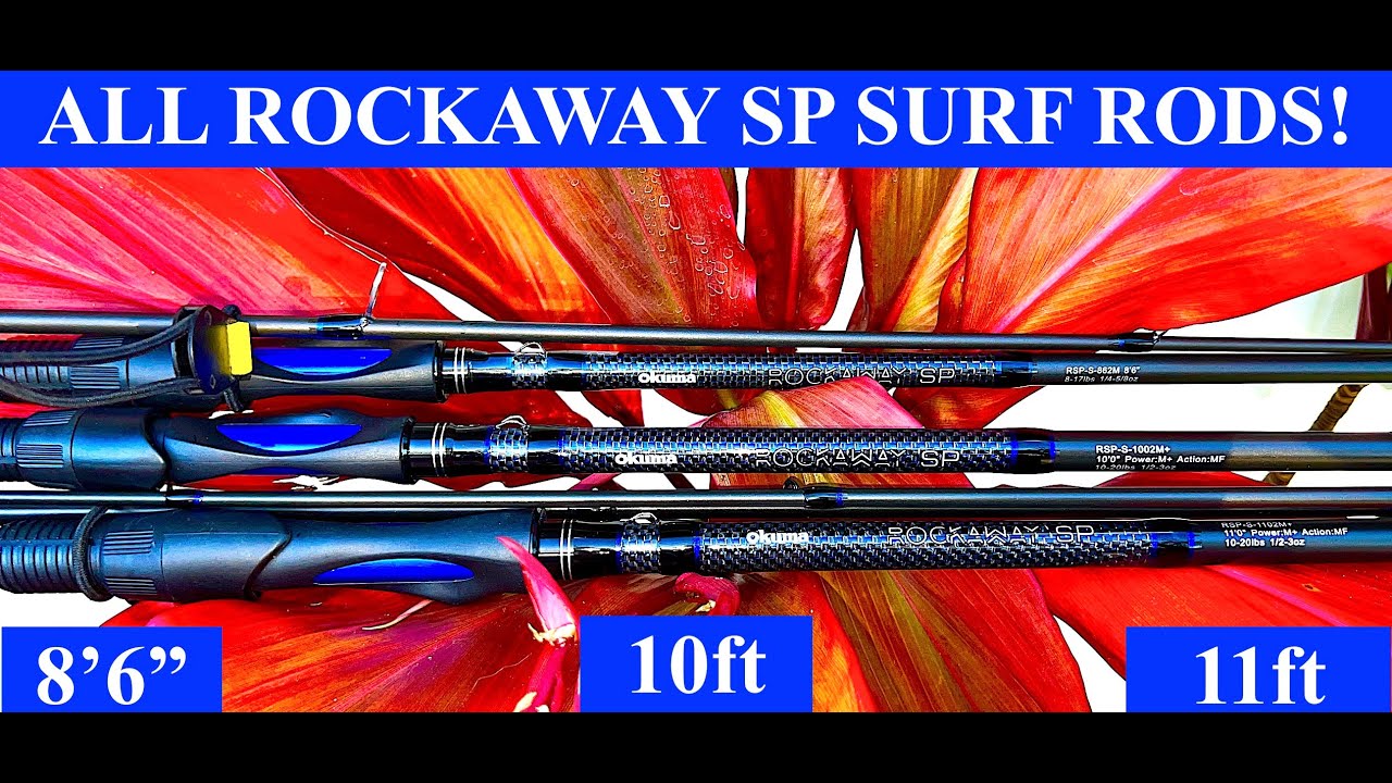 Все три длины удилищ Rockaway SP Surf: 8'6