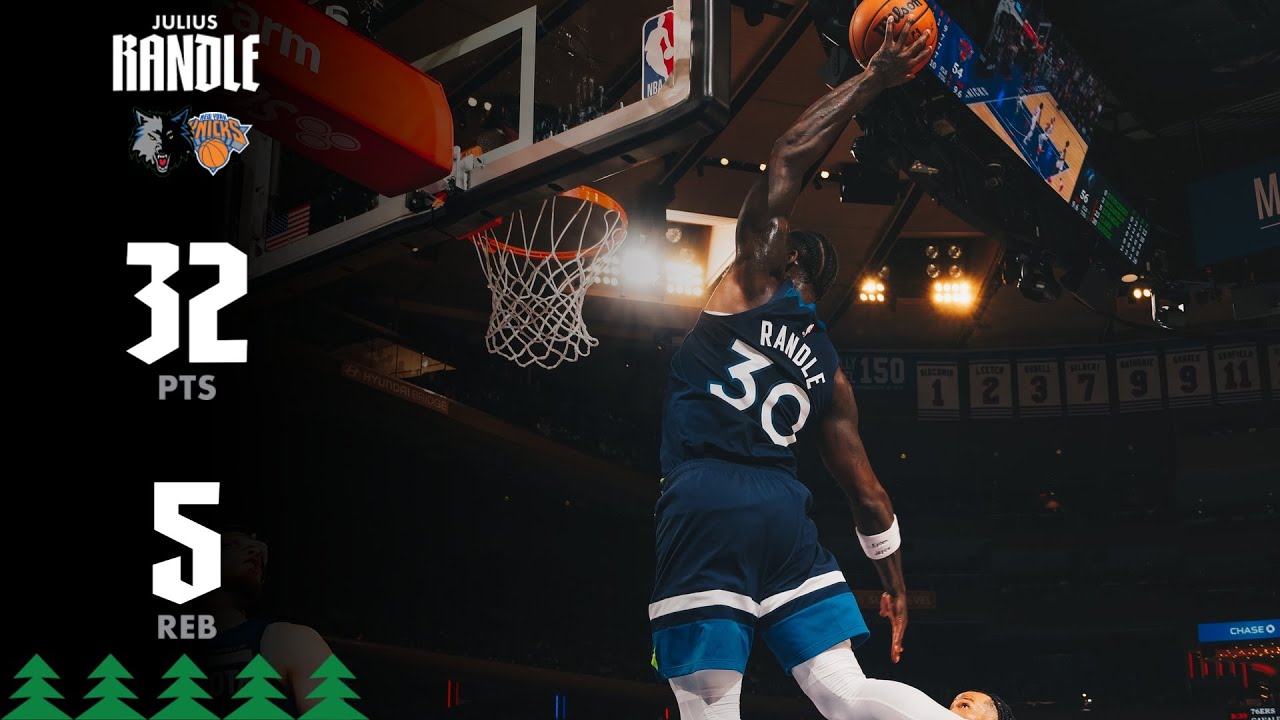 Julius Randle Shows Out With 32 Points Vs The New York Knicks | 11.05.25