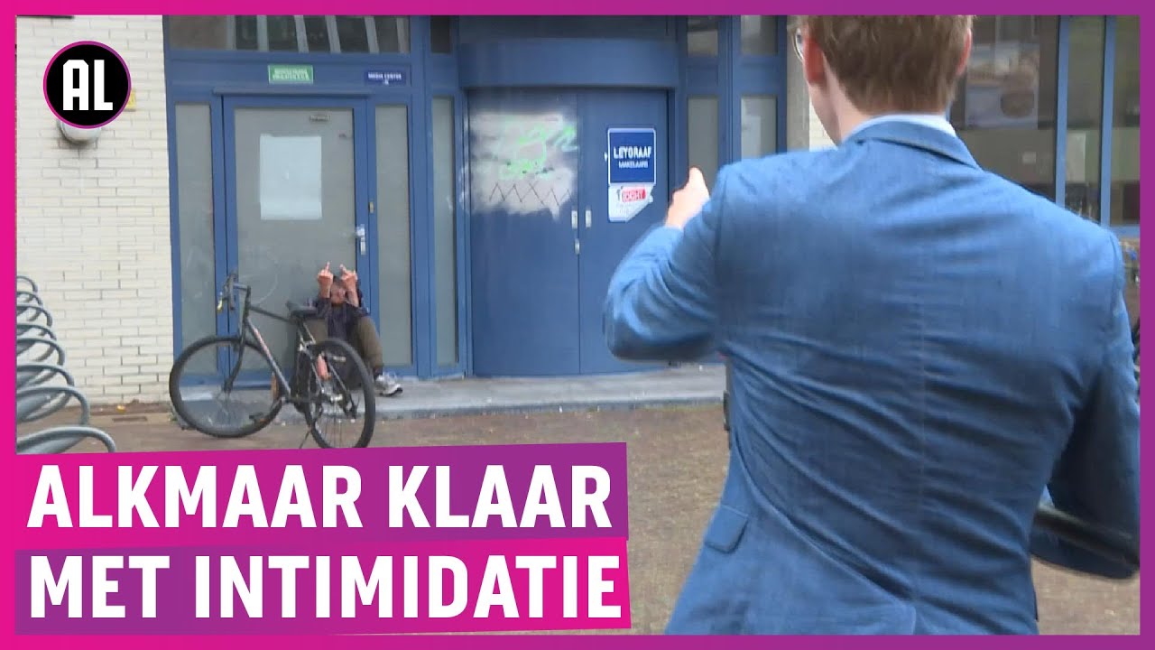 Intimidatie en bedreigingen door daklozen in Alkmaar