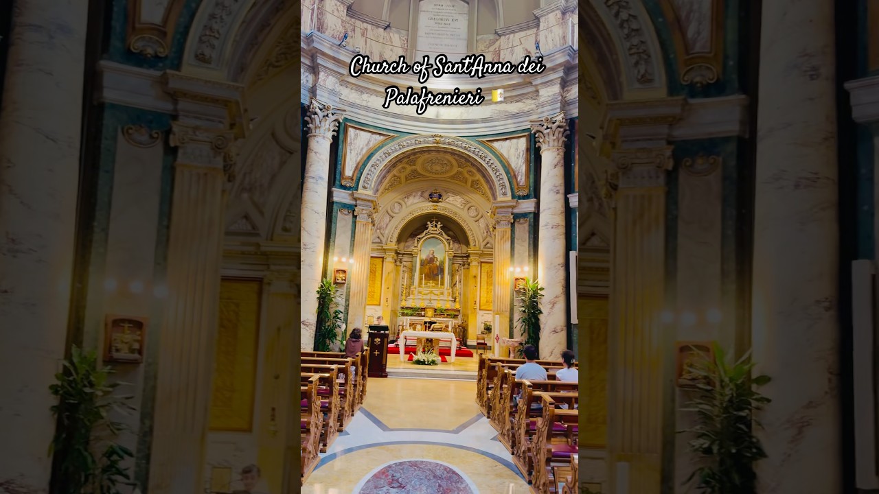 Inside Chiesa di Sant'Anna: A glimpse into Roman Catholic tradition.