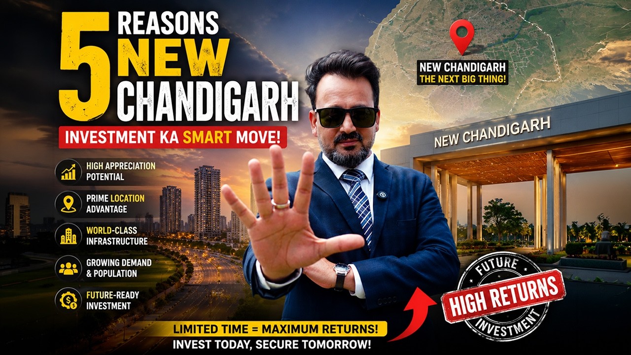 5 Reasons for New Chandigarh? - Where to Invest? Real Facts 2026
