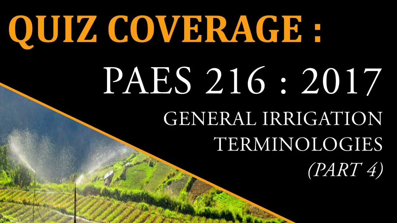 PART 4 | PAES 216:2017 QUIZ CHALLENGE