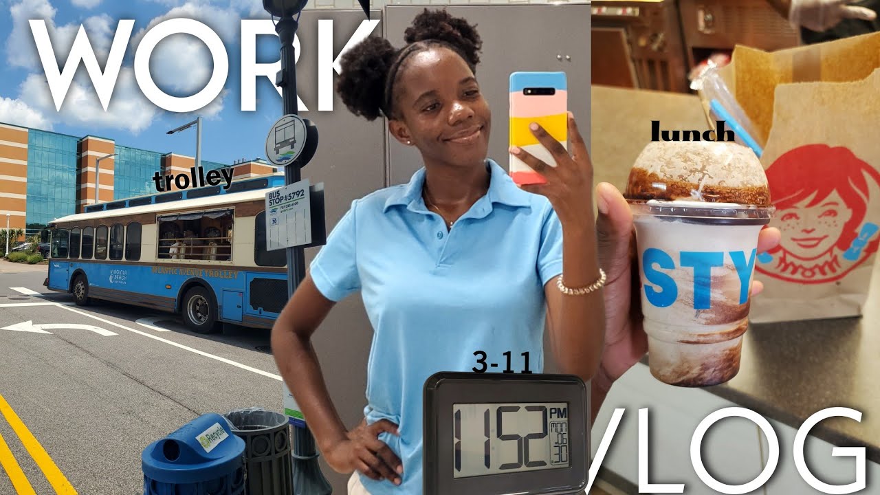 Life as a J1 Summer Work & Travel Participant | Work Vlog ✩👟 ₊.🎧☾