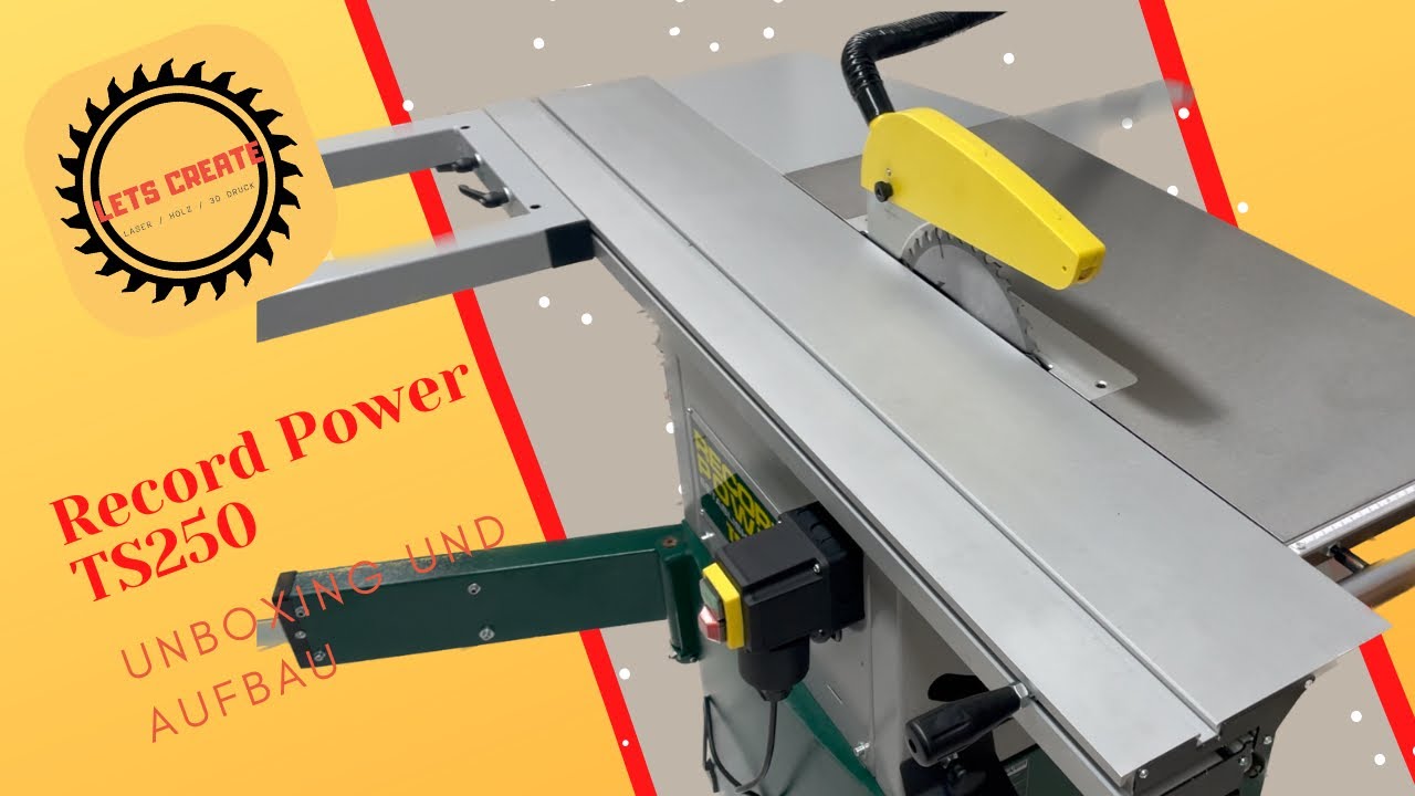 Record Power TS250 - Unboxing und Aufbau