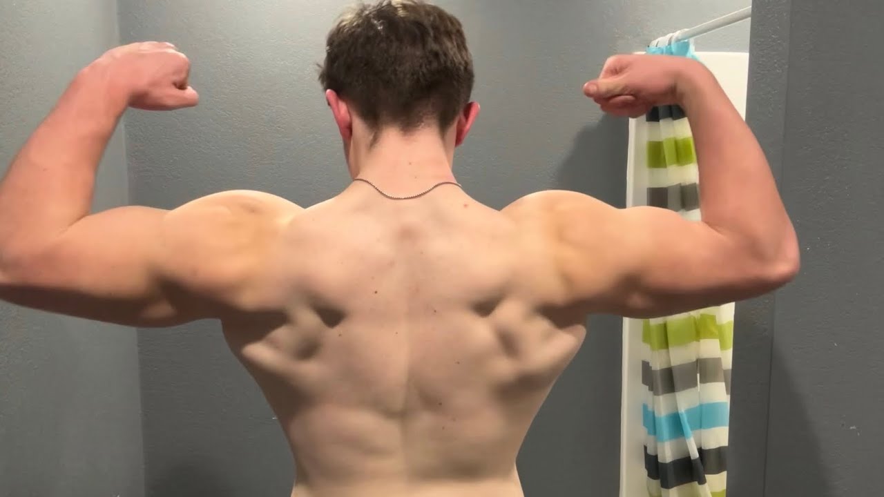 Winter bulk day 109- Heavy back day with bicep finisher