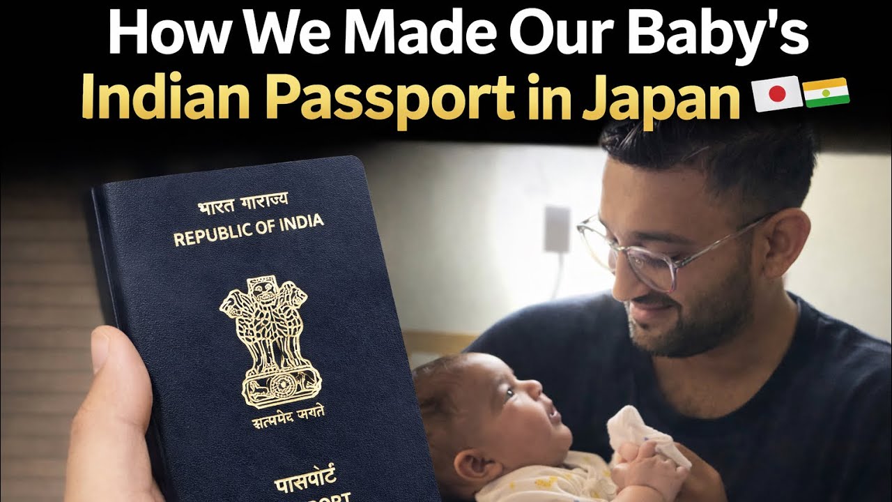 How We Made Our Baby’s Indian Passport in Japan 🇯🇵🇮🇳 | Full Process 