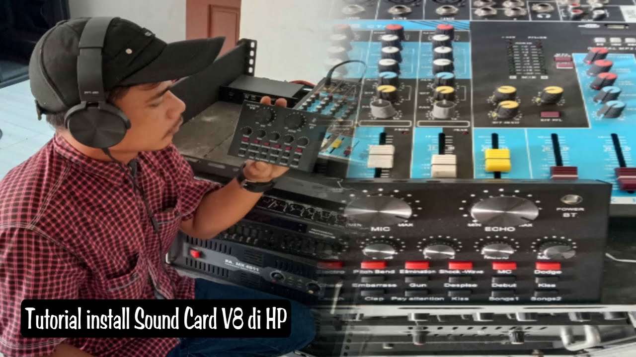 Tes suara Sound Card V8 buat live