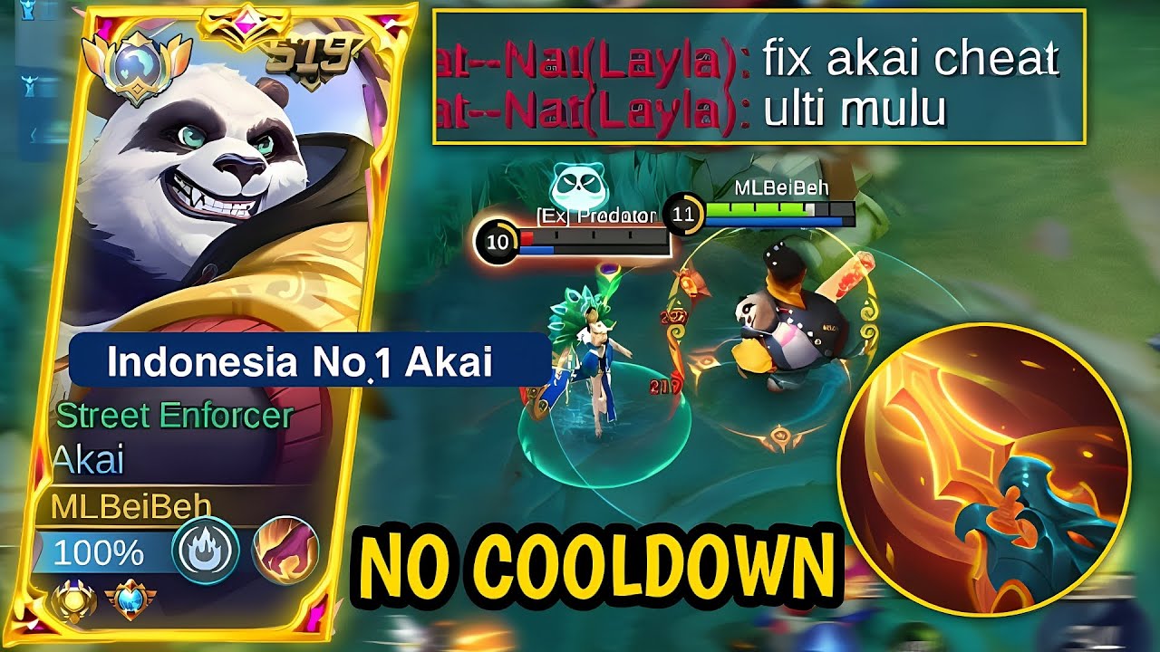 CHEATER⁉️INI DIA BUILD AKAI TORNADO PALING MEMATIKAN| MLBB