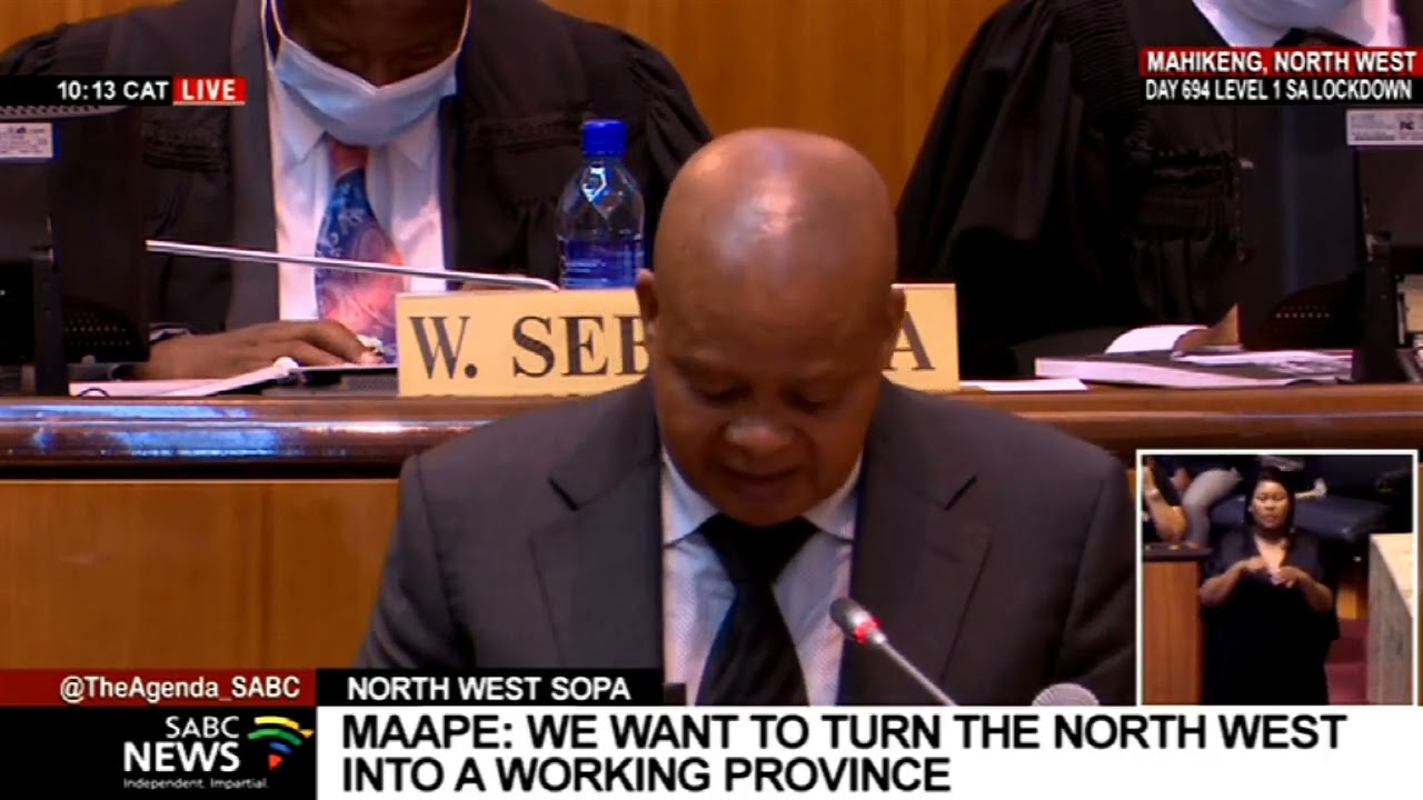 North West SOPA | Premier Bushy Maape delivers his inaugural State of the Province Address