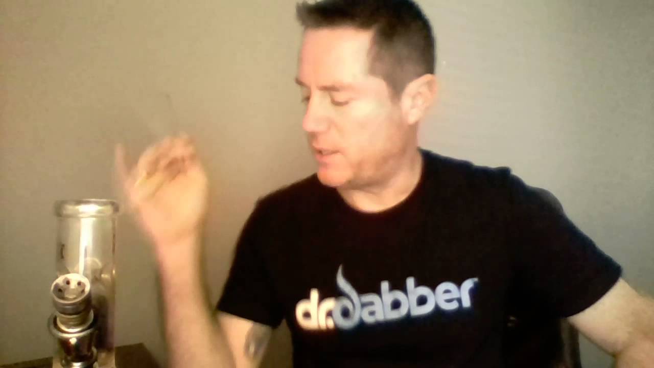 Dabbing a Cannabis Concentrate with explanation of how the dosing works