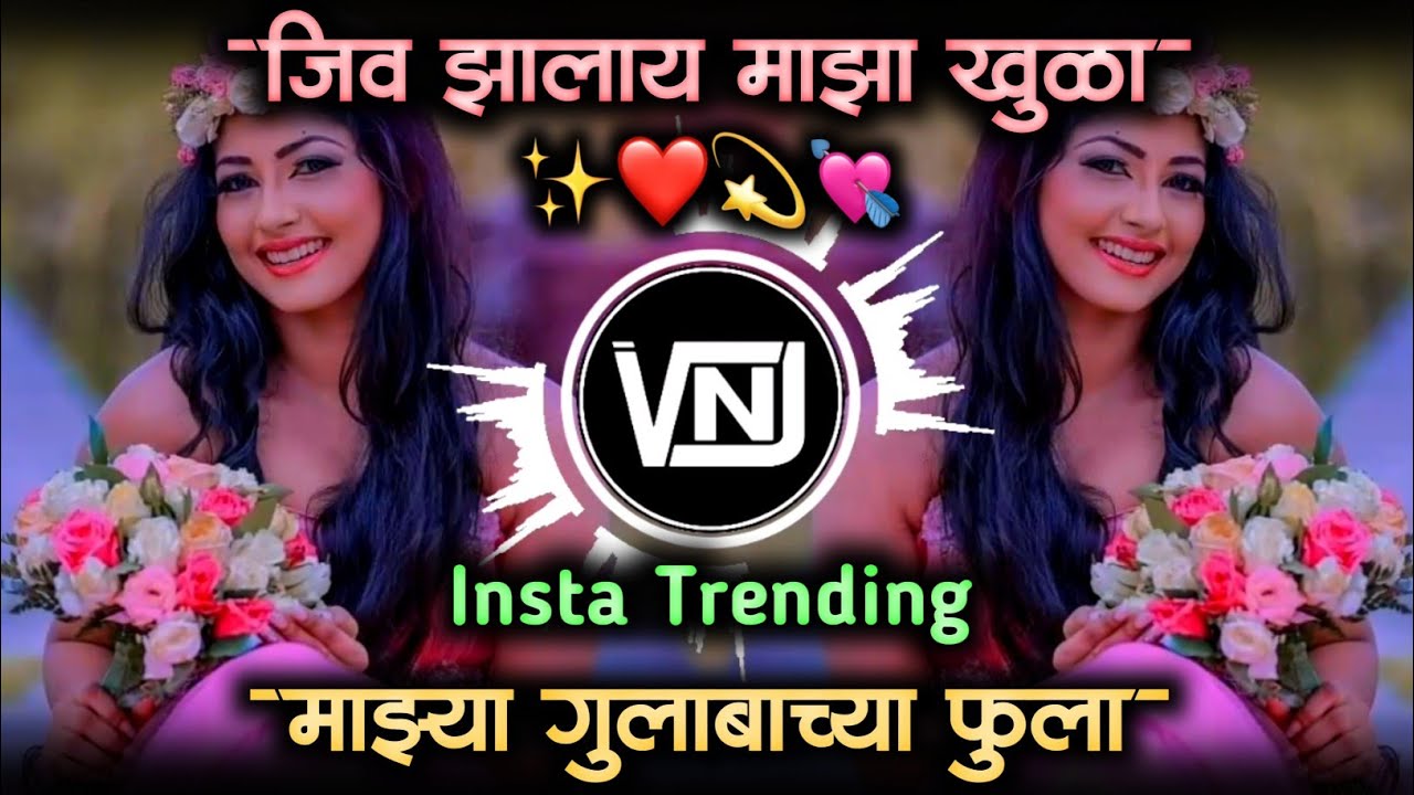 माझ्या गुलाबाच्या फुला &bull; jiv zalay maza khula maze gulabache fula dj song | VNJ Remix