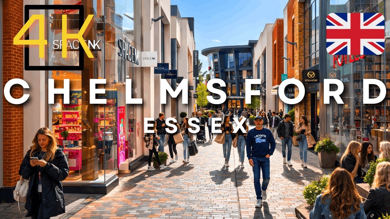 Chelmsford Walking Tour (4K) | Commentated Guide | November 2025 🇬🇧