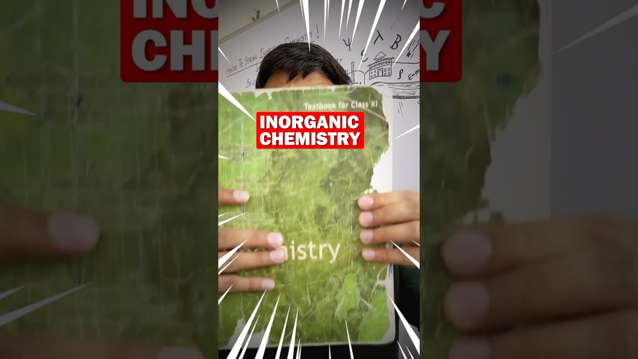 😱HACKS to STRONG INORGANIC Chemistry 🤯 #jee #motivation