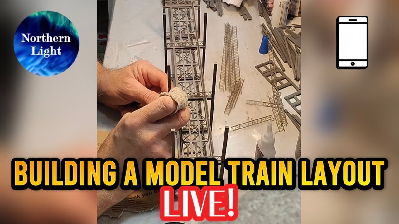 Model Train Layout Projects: Bridge Building & Run Session LIVE! | 3/1/2026