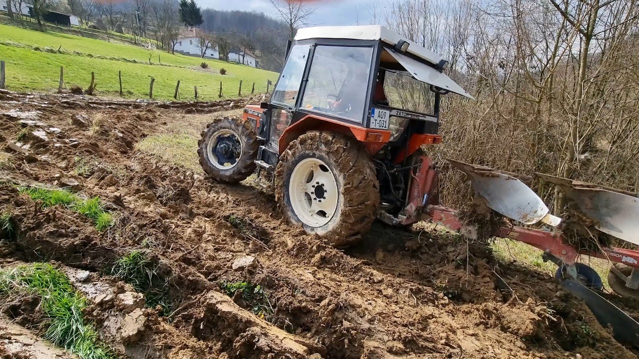 Zetor 6245 - Oranje u teškim uslovima! Vogel & Noot HF L800