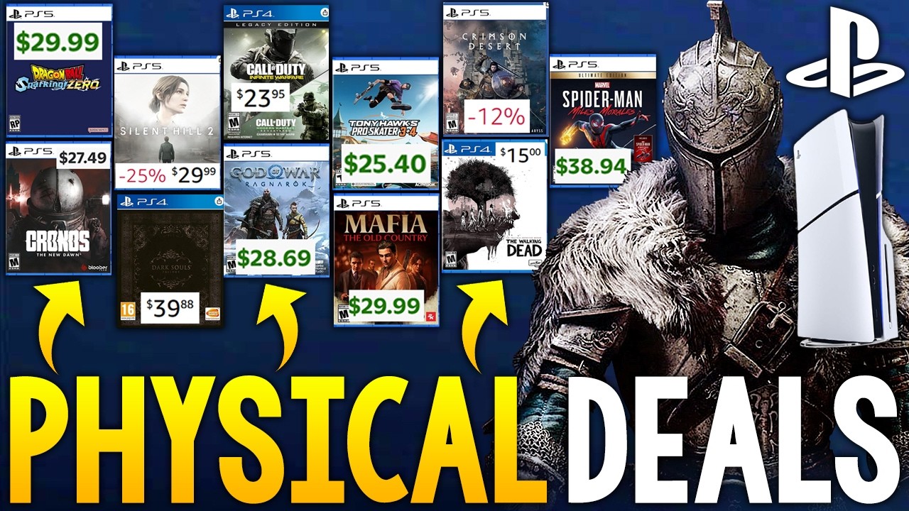 МОРЕ крутых НОВЫХ СКИДОК и распродаж на ФИЗИЧЕСКИЕ ДИСКИ ДЛЯ PS5!