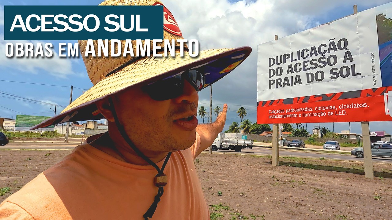 OBRAS DO ACESSO A PRAIA DO SOL E GRAMAME EM JOÃO PESSOA   PARAÍBA