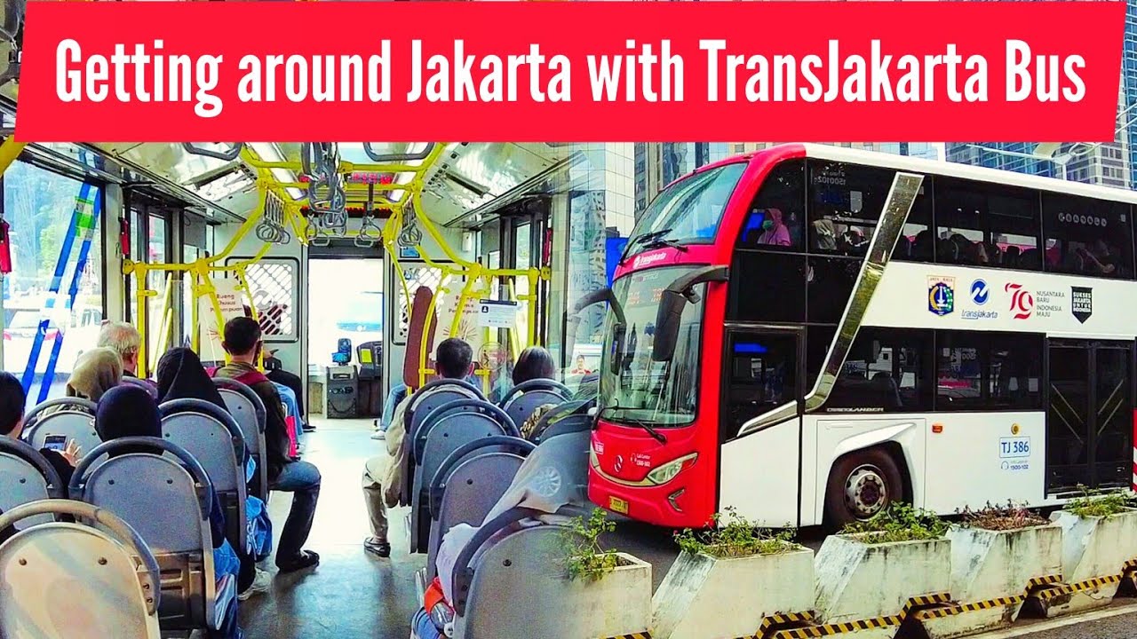 The simple way to get around Jakarta: Using Public Bus Transjakarta