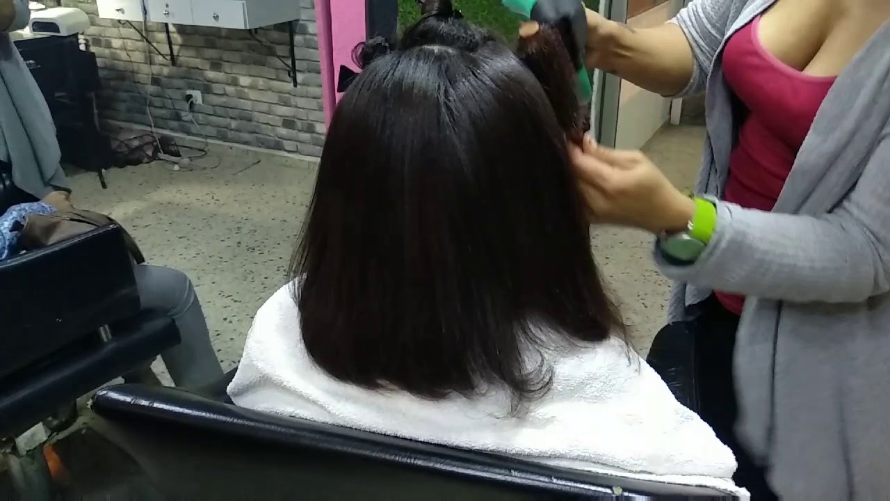 Cómo pasar blower en corte medio