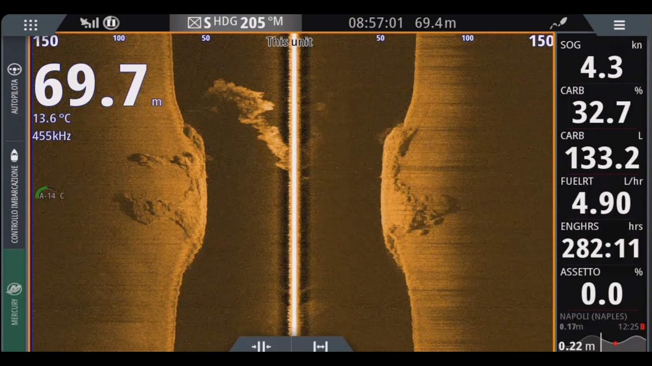 LOWRANCE e SIMRAD, tutorial per side scan profondo