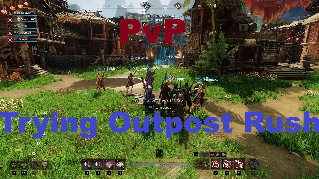 New World: Trying Outpost Rush PvP.