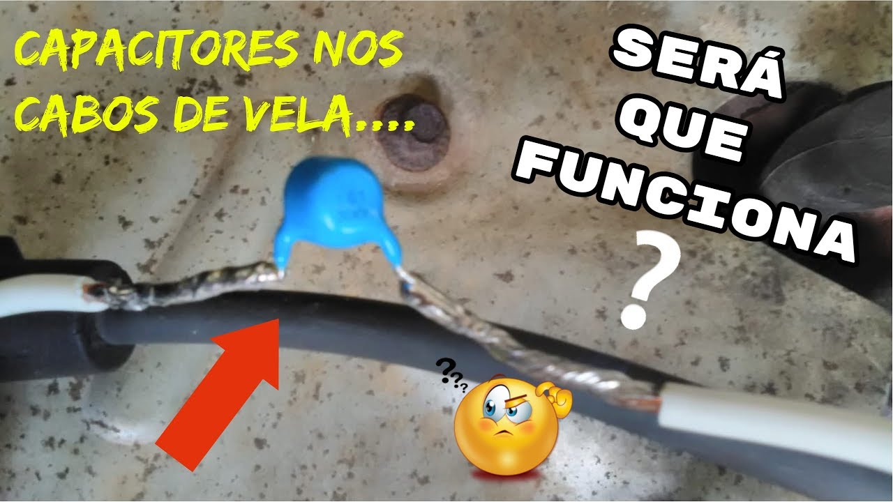 Capacitores 100PF 30KV nos cabos de vela - Funciona?