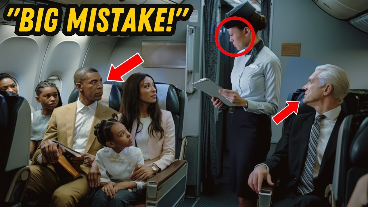 Flight Attendant Kicks Black Family Off Plane, Finds Out They Own the Airline!