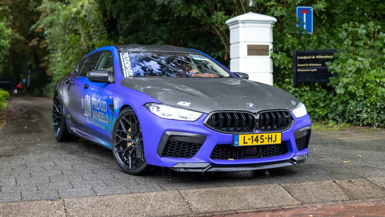 820HP G-Power BMW M8 Gran Coupe with Decat Akrapovic Exhaust - LOUD Revs & Accelerations !