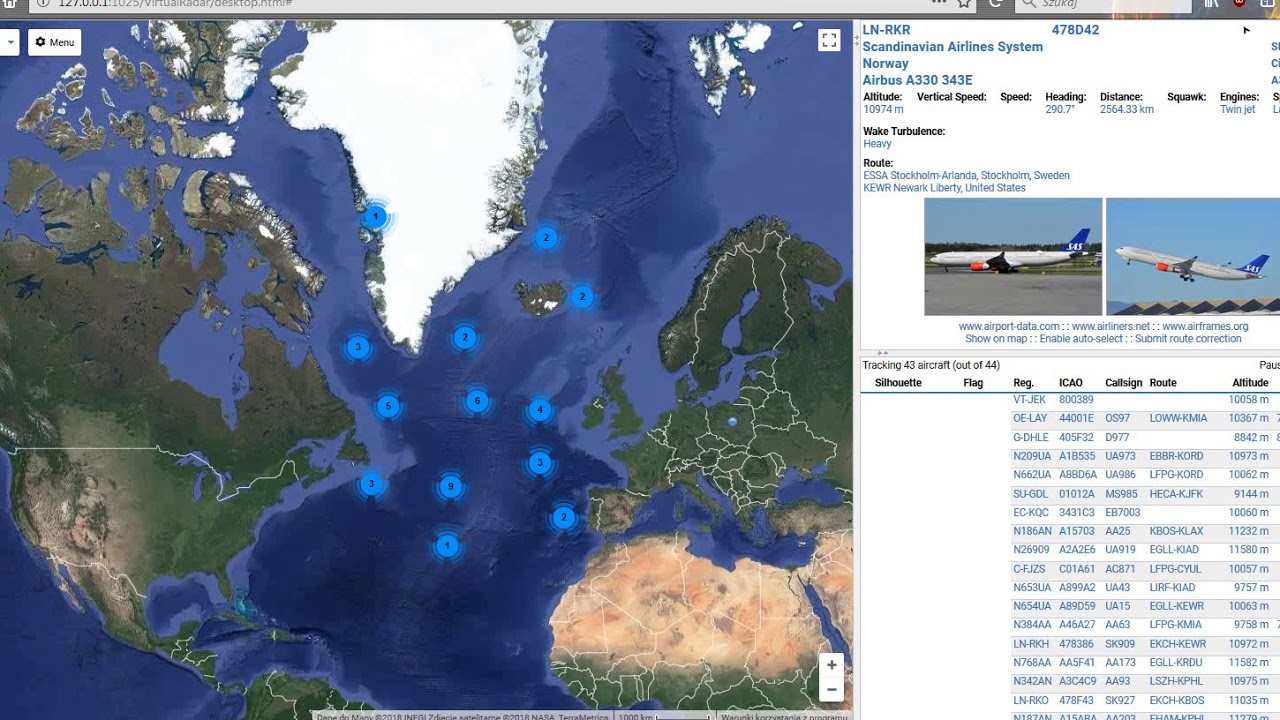 Inmarsat 3 F2 15W C Band AERO Reception Using Jaero And Virtual Radar
