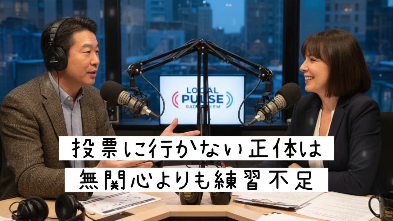 投票に行かない原因は無関心ではなく 練習不足【音声解説】