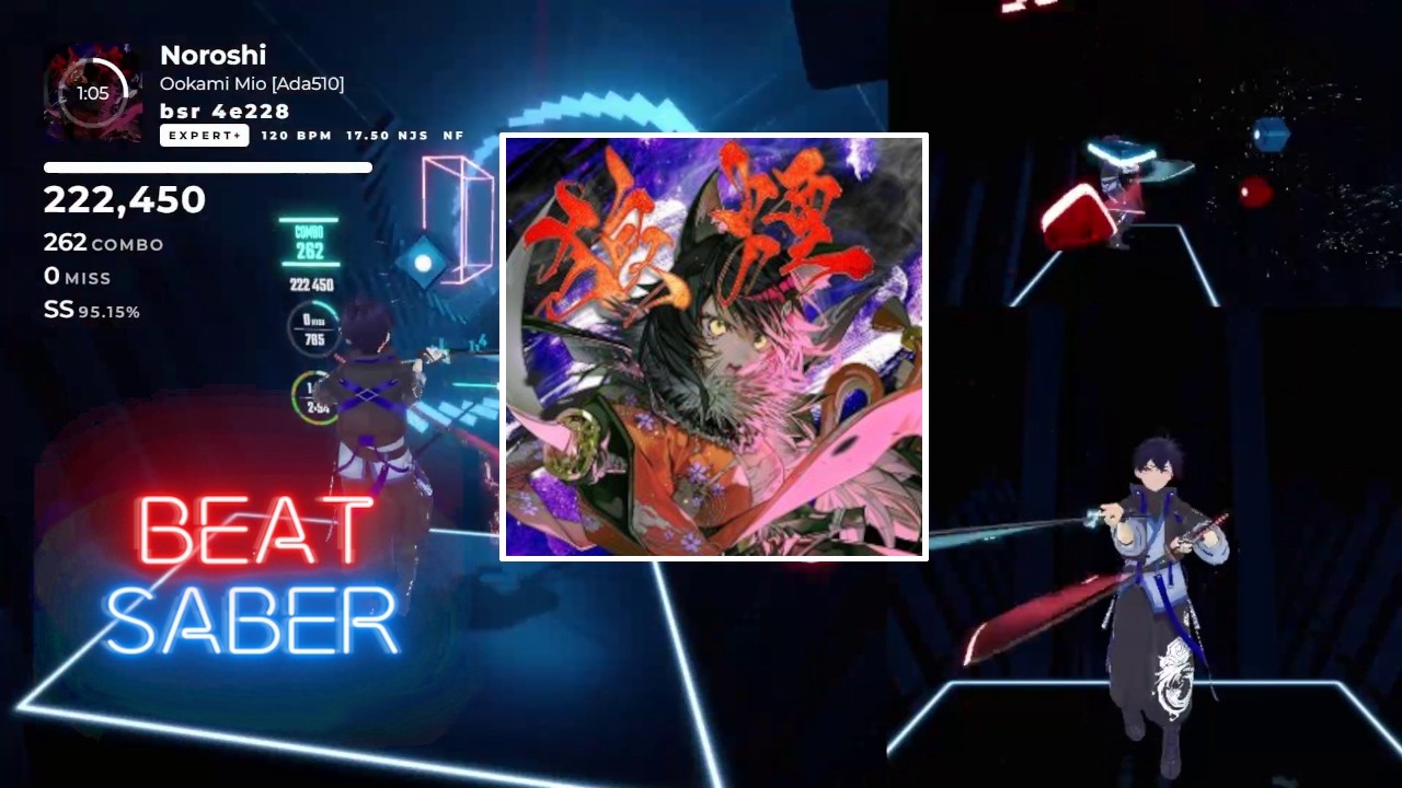 【BeatSaber】狼煙 - 大神ミオ (Expert+)