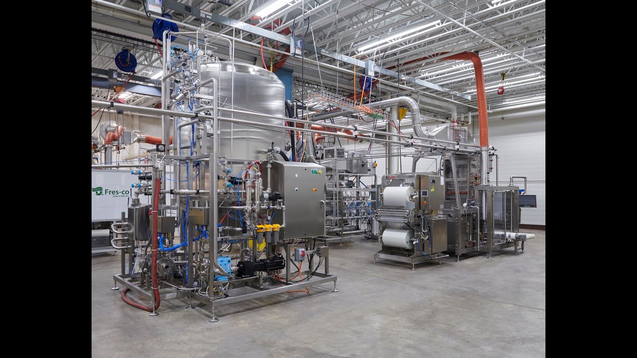 Fres-co FSU1000A: Automatic Vertical Form, Fill and Seal Machine for Low-Acid Aseptic Applications