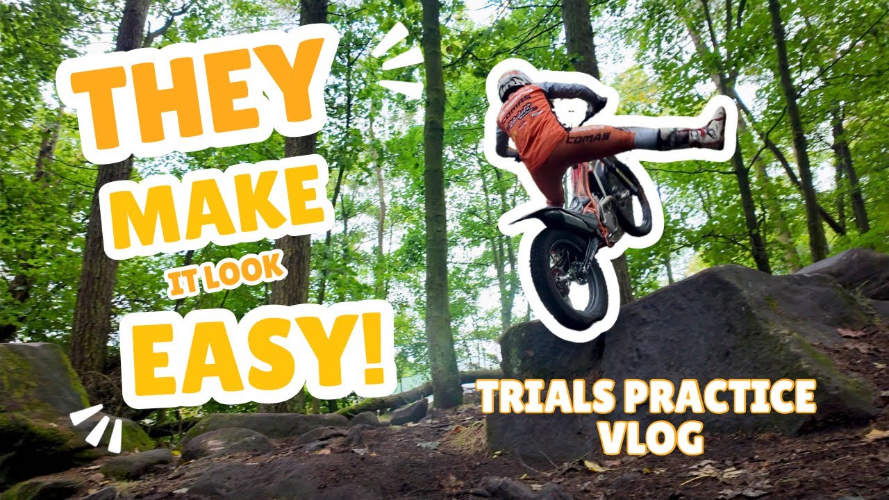 They Make It Look Easy! I don't think I'll quite get there.. Trials Practice Vlog!