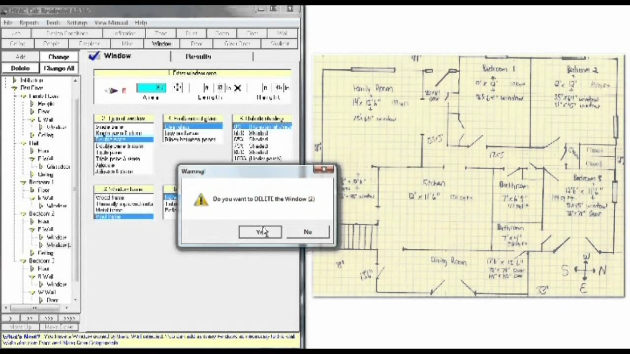 HVAC Service - room by room load calc