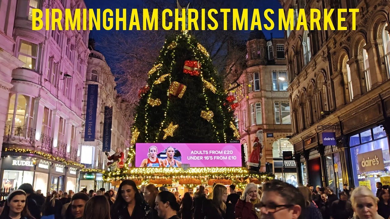 Birmingham 🌟Christmas Market Walk 2025