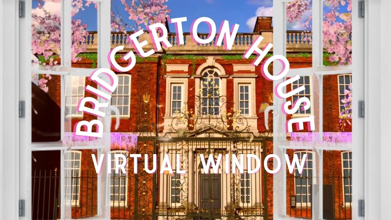 BRIDGERTON AMBIENCE / Virtual Window / Bridgerton ASMR Ambience Fake Window with String Quartet