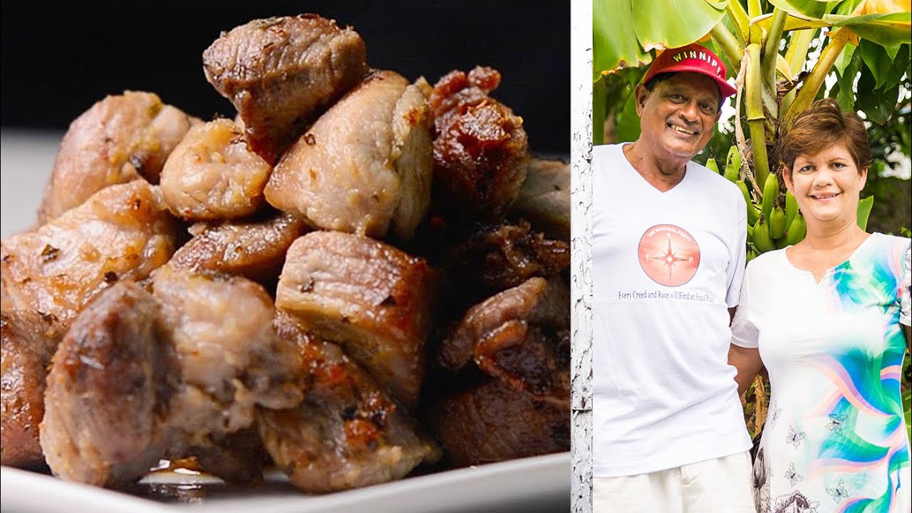 Garlic Pork by Eve & Val in San Fernando, Trinidad & Tobago | In De Kitchen