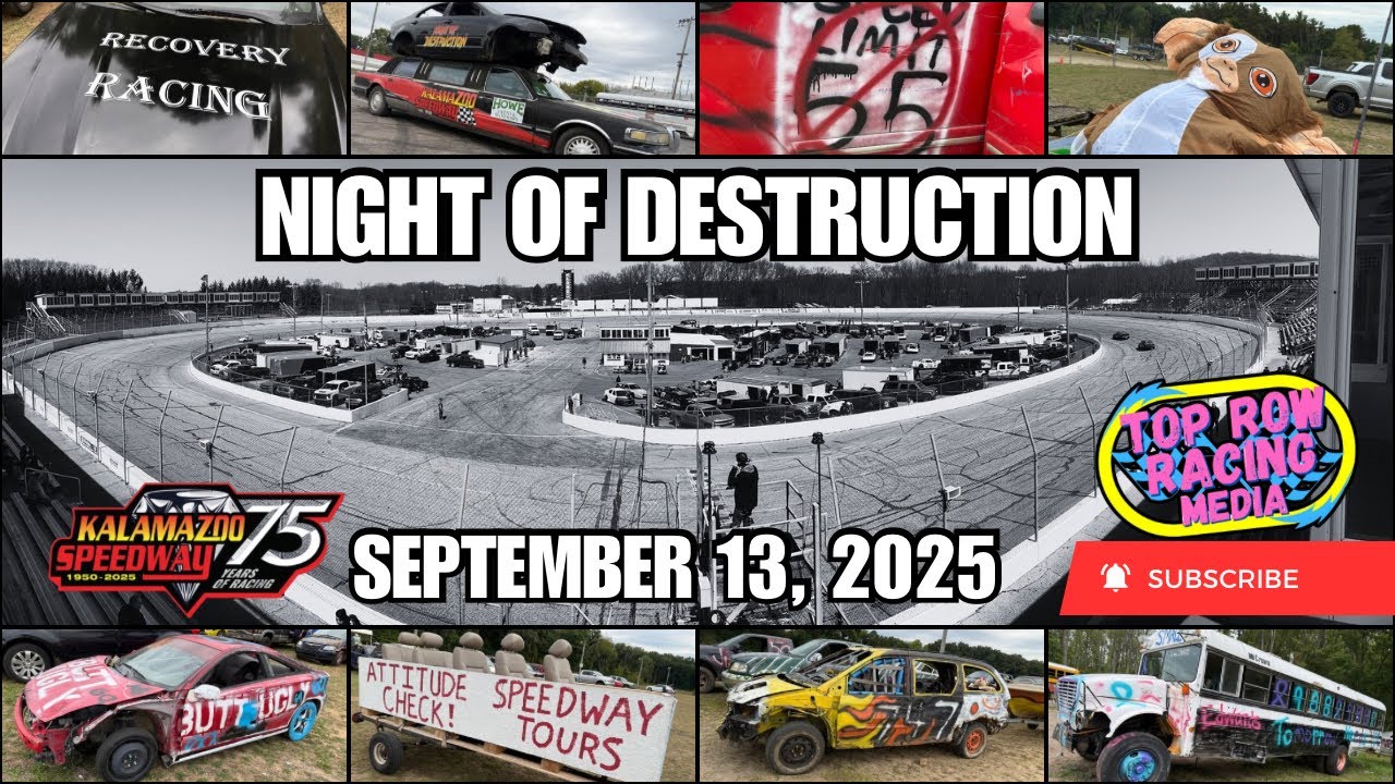 9/13/25 | FULL PROGRAM | Night of Destruction | Kalamazoo Speedway