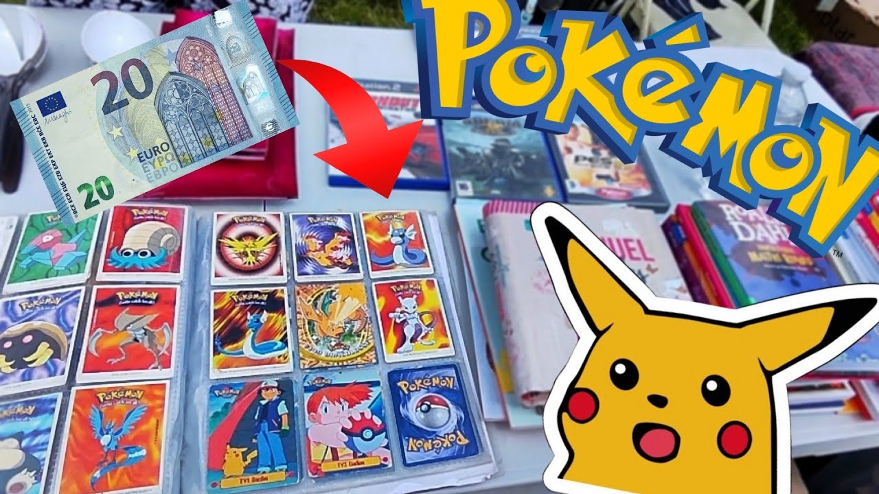 J'ACHÈTE DES CARTES POKÉMON EN VIDE GRENIER !