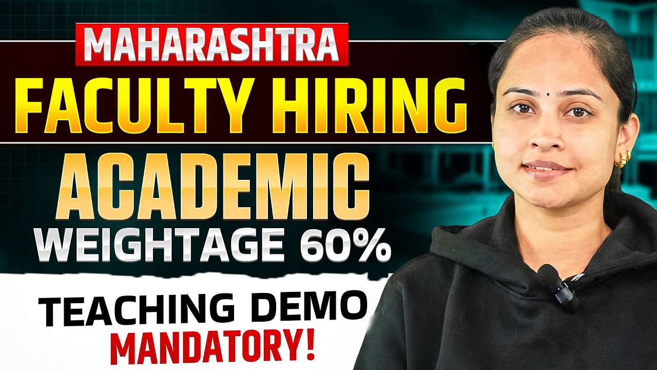 Maharashtra Professor Recruitment 2026: New 60:40 Rule Explained! 🚨 | PhD/NET/SET News