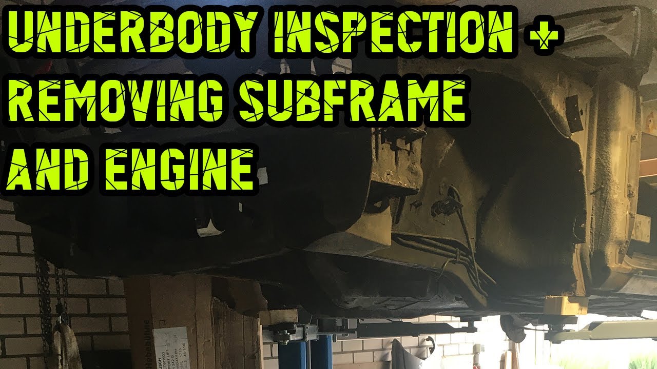 B1.10 - BMW E24 Project [Underbody inspection + Engine out]